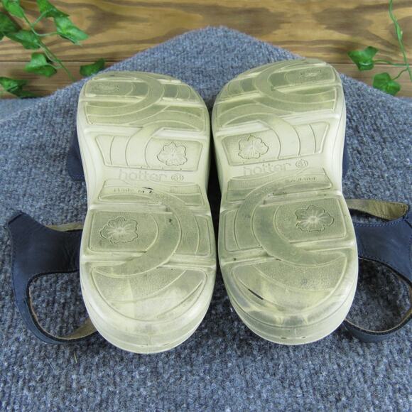 Hotter Women's Jenna Gladiator Blue‎ Leather Sz 8.5 Medium Used 2025 - Picture 6 of 7